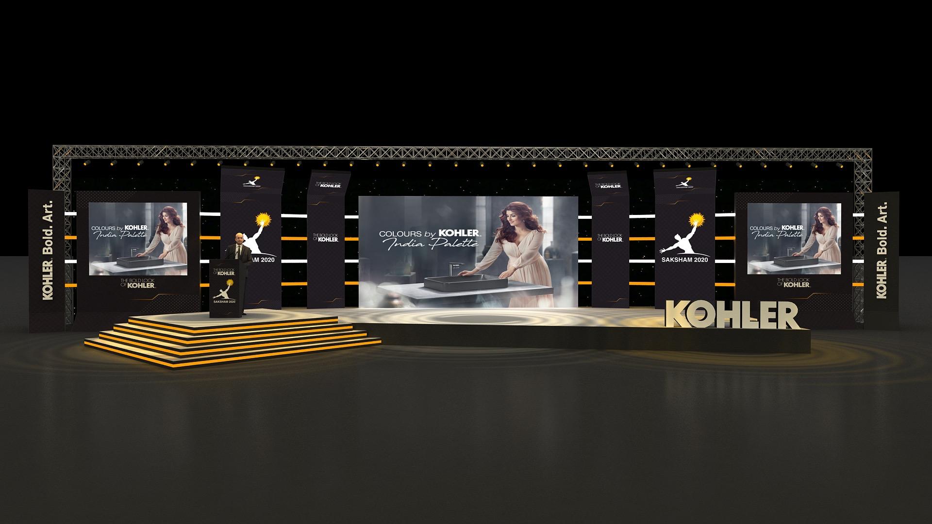 Kohler stage design - front view - 3D concept