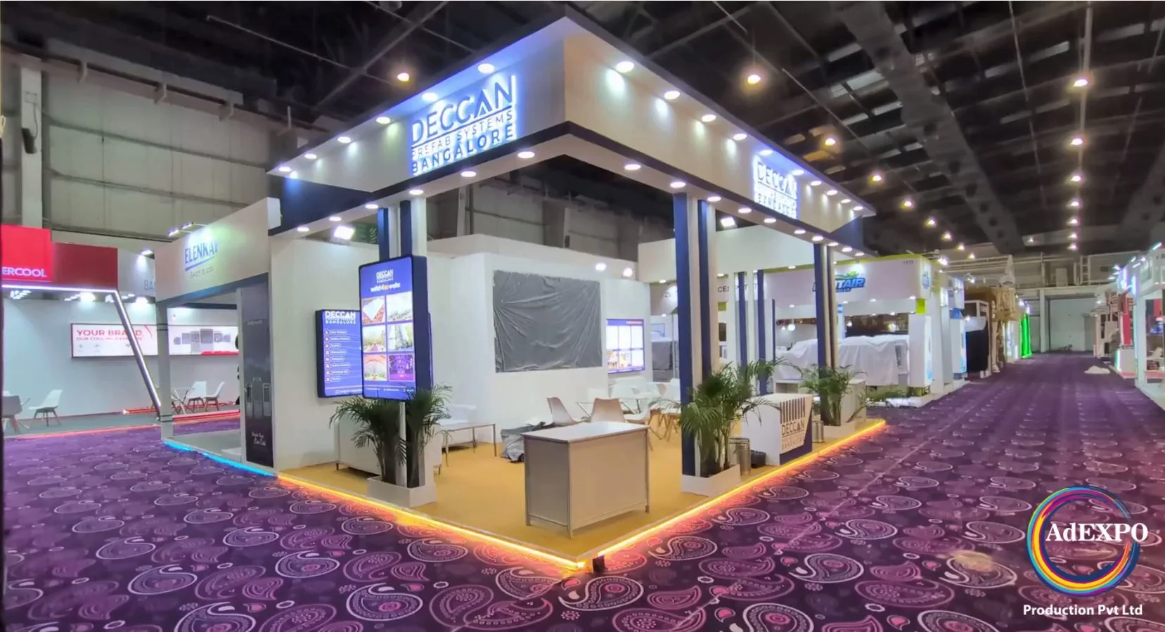 Deccan Prefab Systems — complete stall view
