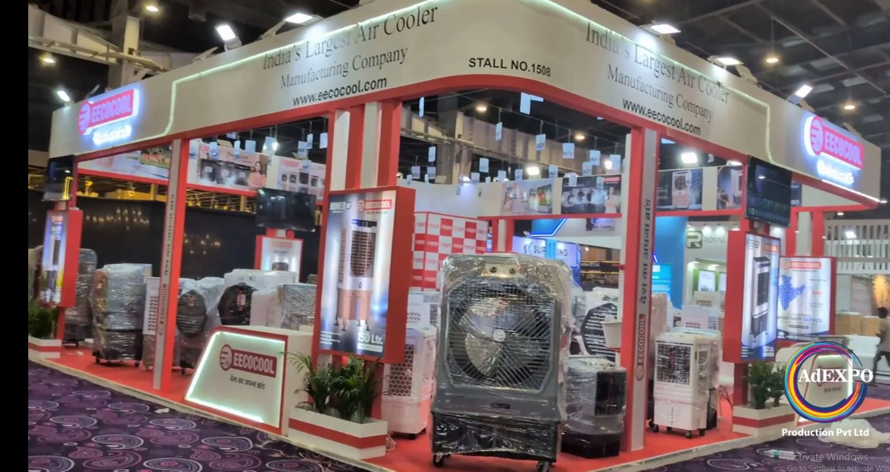 Eecocool Cooler — complete stall view