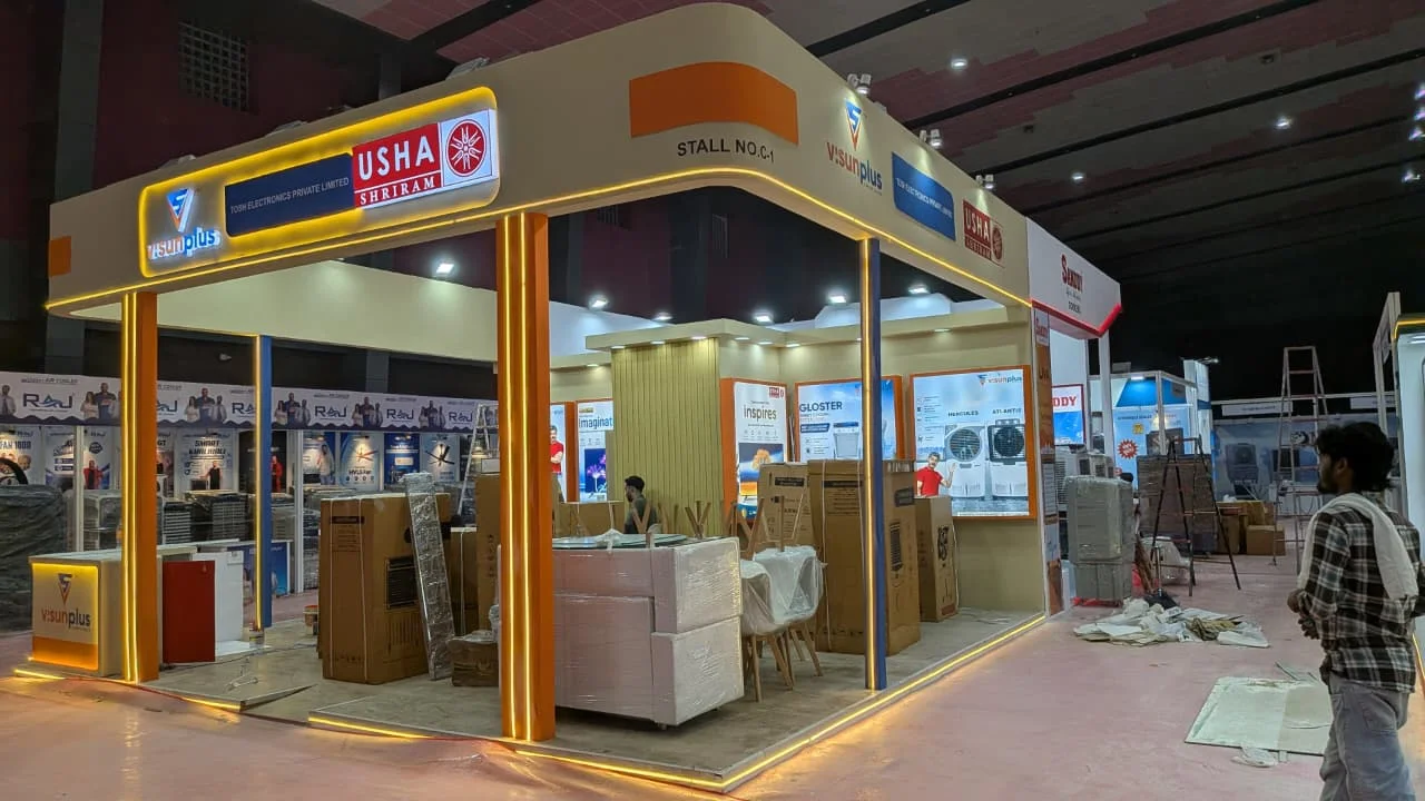 Usha Shri Ram — complete stall view