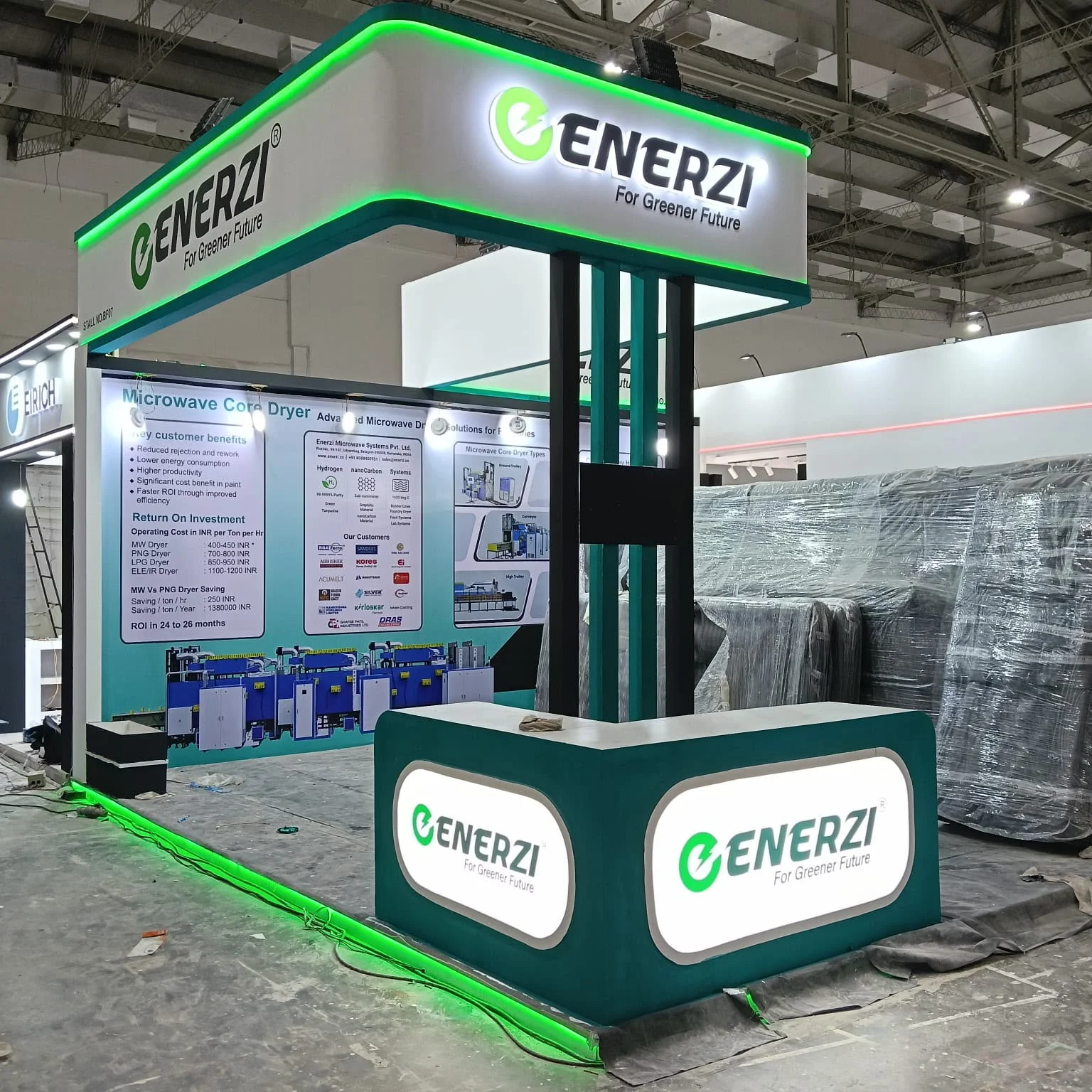 Inder foundry — complete stall view